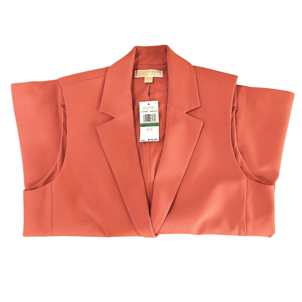 🍊 Michael Kors Women's Vest in Orange Spice size L